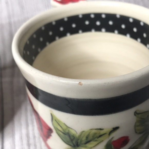 Two 3-D Floral Mugs by Heather Goldminc - Picture 10 of 14